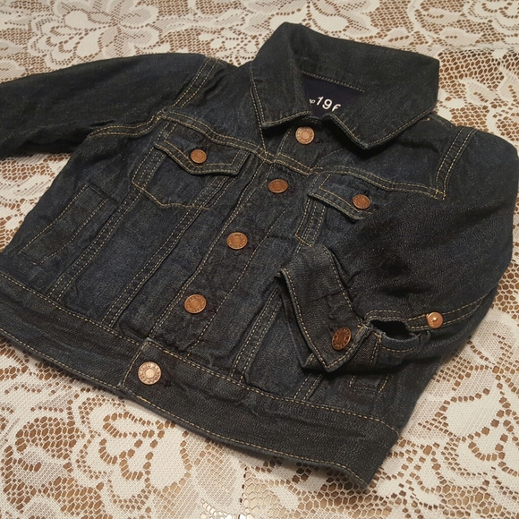 🎉HP🎉 BABY GAP 1969 DENIM JEAN JACKET 18-24 MONTH - Picture 1 of 5